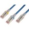 Siemon CBL ASSY MOD 26-4PR STRANDED, CAT6 T568A/B 3FT MC6, BLUE W/CLEAR BOOT MC6-03-06 - alternate 3